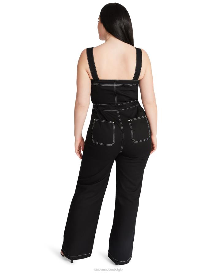Steve Madden dragen vrouwen Ellis jumpsuit zwart 2D2L701