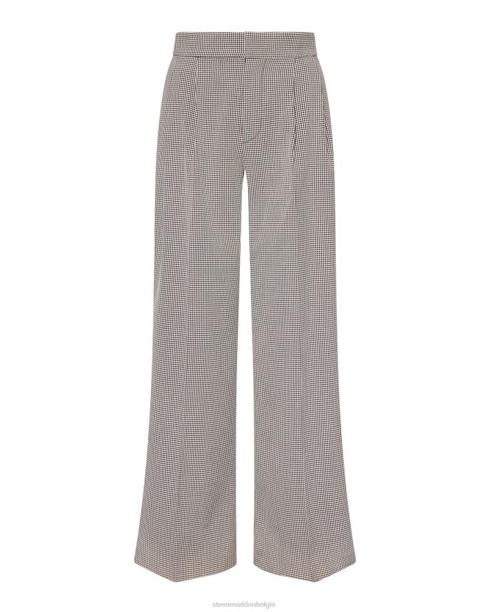Steve Madden dragen vrouwen Isabella geruite broek zwart 2D2L689