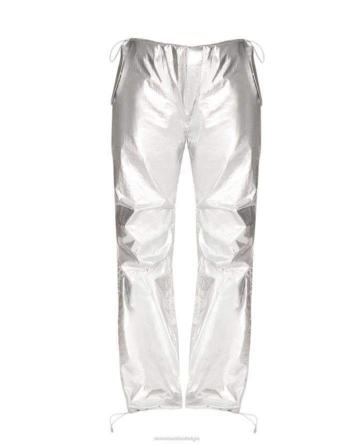 Steve Madden dragen vrouwen Pia parachutebroek zilver 2D2L668