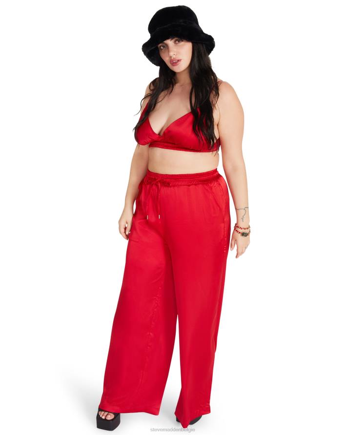 Steve Madden dragen vrouwen dorian broek rood 2D2L680