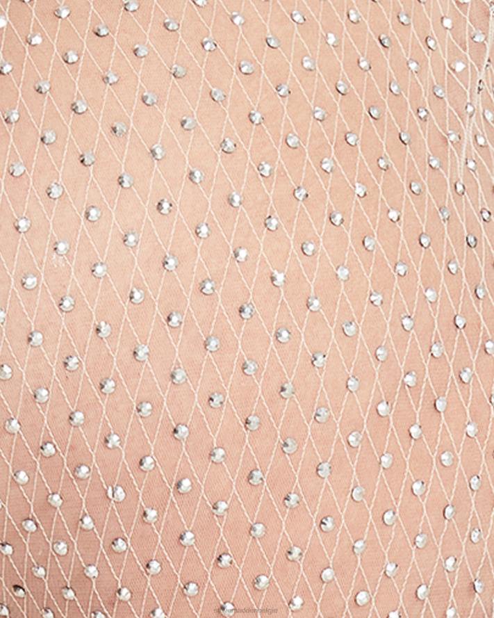 Steve Madden dragen vrouwen mesh strass broek ivoor 2D2L669