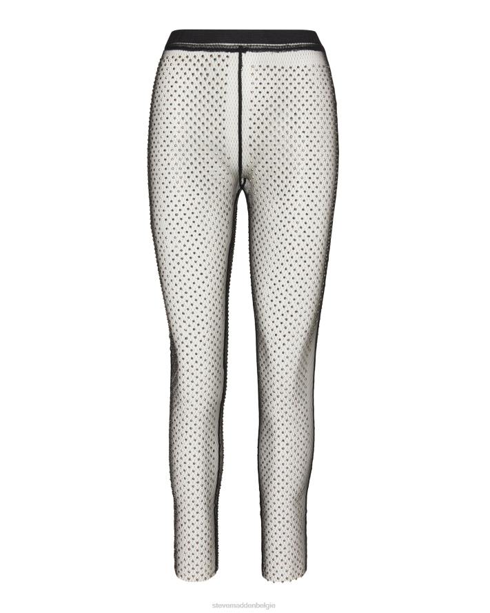 Steve Madden dragen vrouwen mesh strass broek zwart 2D2L652