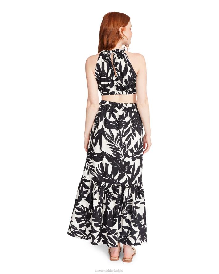 Steve Madden dragen vrouwen Jules jurk zwart wit 2D2L722