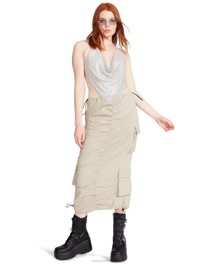Steve Madden dragen vrouwen Meli rok grijs 2D2L667