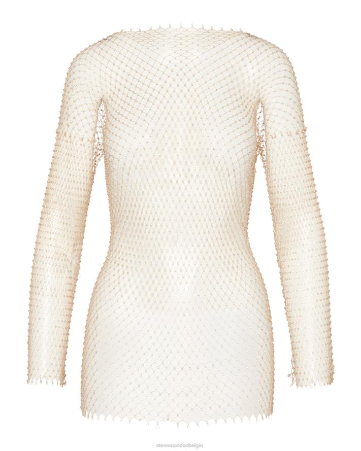 Steve Madden dragen vrouwen Mini-jurkje van mesh met strasssteentjes bruinen 2D2L714