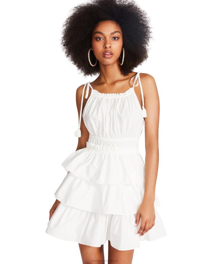 Steve Madden dragen vrouwen Mireya mini-jurkje wit 2D2L707