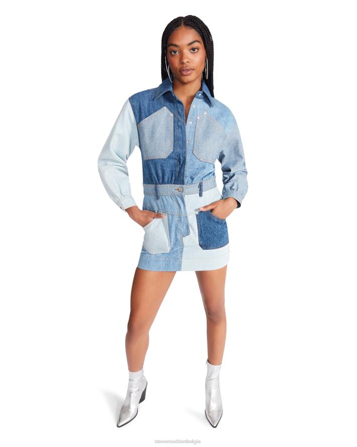 Steve Madden dragen vrouwen Ryleigh-jurk denimstof 2D2L734