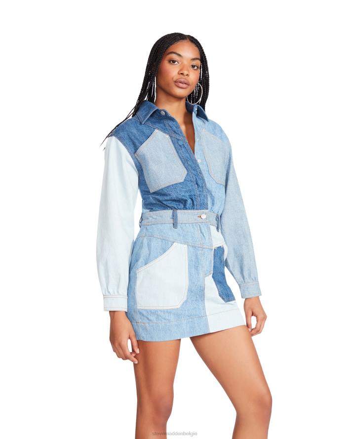 Steve Madden dragen vrouwen Ryleigh-jurk denimstof 2D2L734