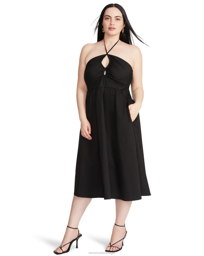 Steve Madden dragen vrouwen anaïs jurk zwart 2D2L703