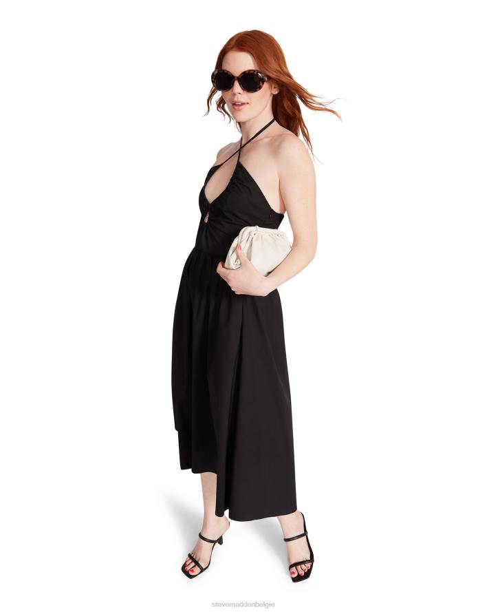 Steve Madden dragen vrouwen anaïs jurk zwart 2D2L703