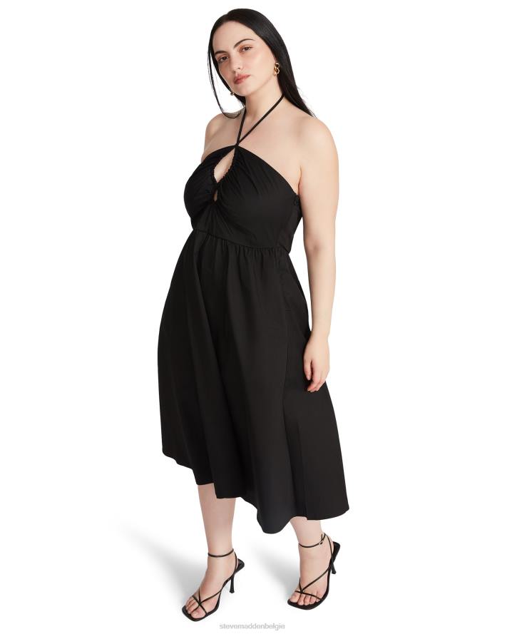 Steve Madden dragen vrouwen anaïs jurk zwart 2D2L703