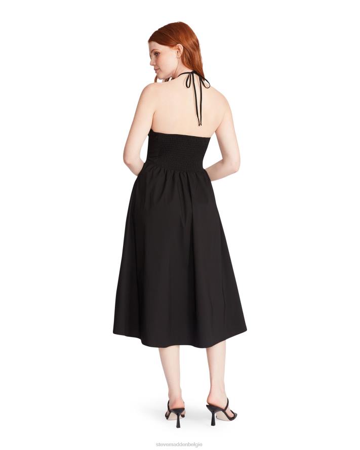 Steve Madden dragen vrouwen anaïs jurk zwart 2D2L703