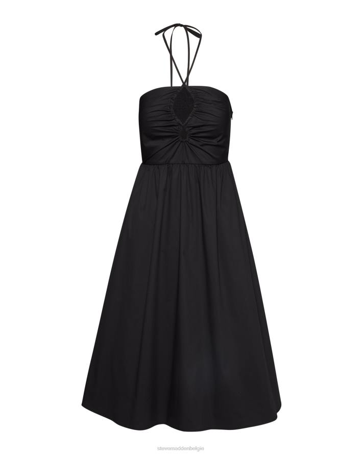 Steve Madden dragen vrouwen anaïs jurk zwart 2D2L703