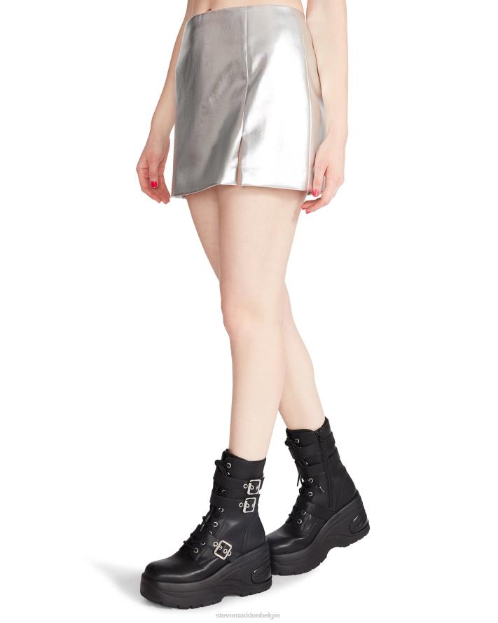 Steve Madden dragen vrouwen cam skort metallic zilver 2D2L675