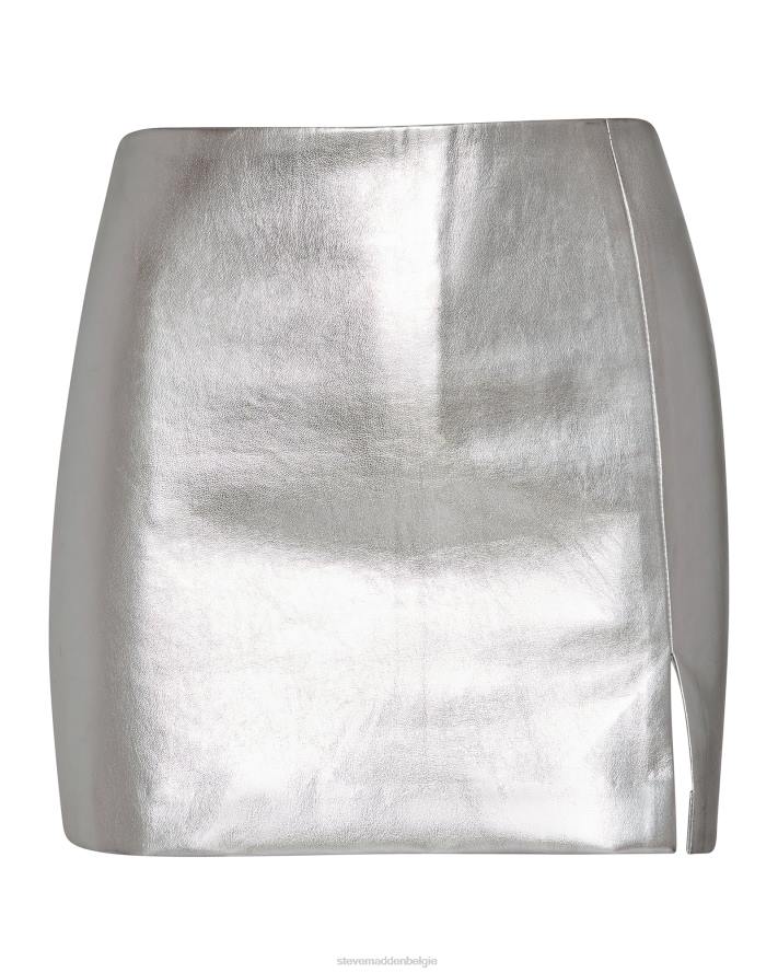 Steve Madden dragen vrouwen cam skort metallic zilver 2D2L675