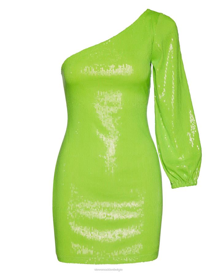 Steve Madden dragen vrouwen katya jurk Neon groen 2D2L726