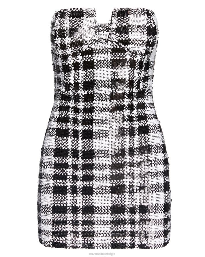 Steve Madden dragen vrouwen reta-jurk zwart wit 2D2L729