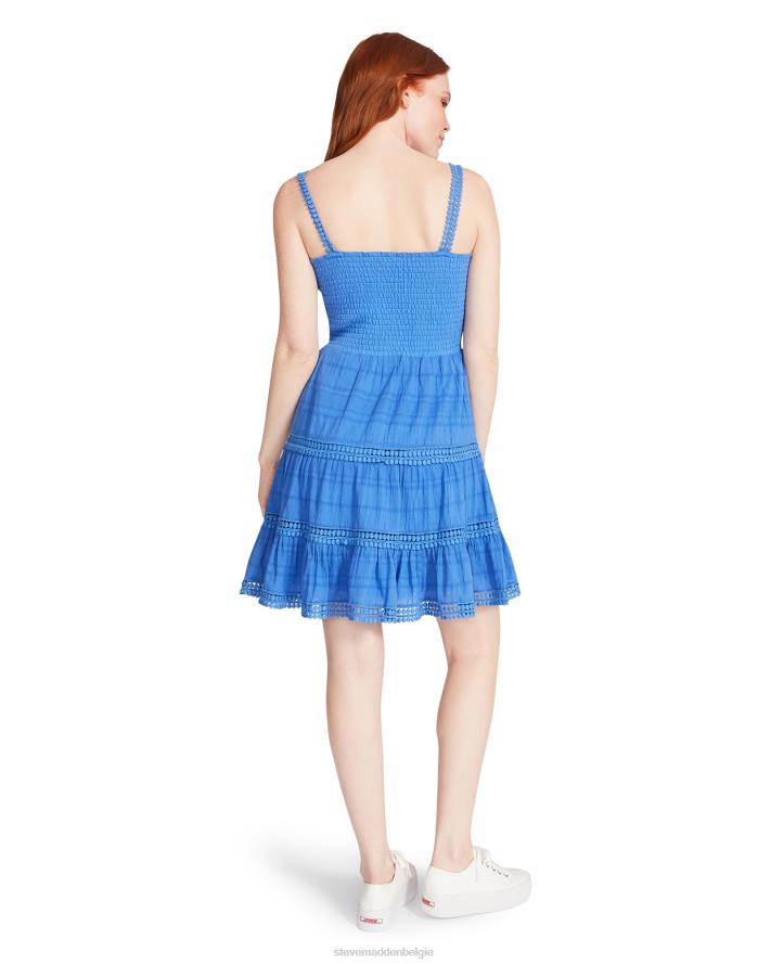 Steve Madden dragen vrouwen vrolijke lagen jurk blauw 2D2L702