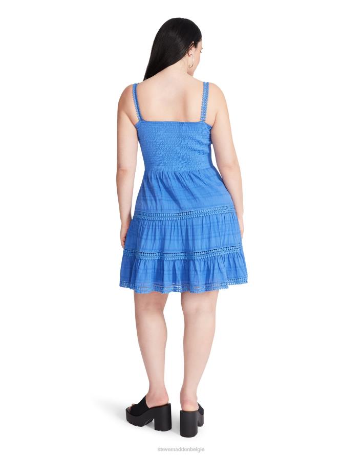Steve Madden dragen vrouwen vrolijke lagen jurk blauw 2D2L702