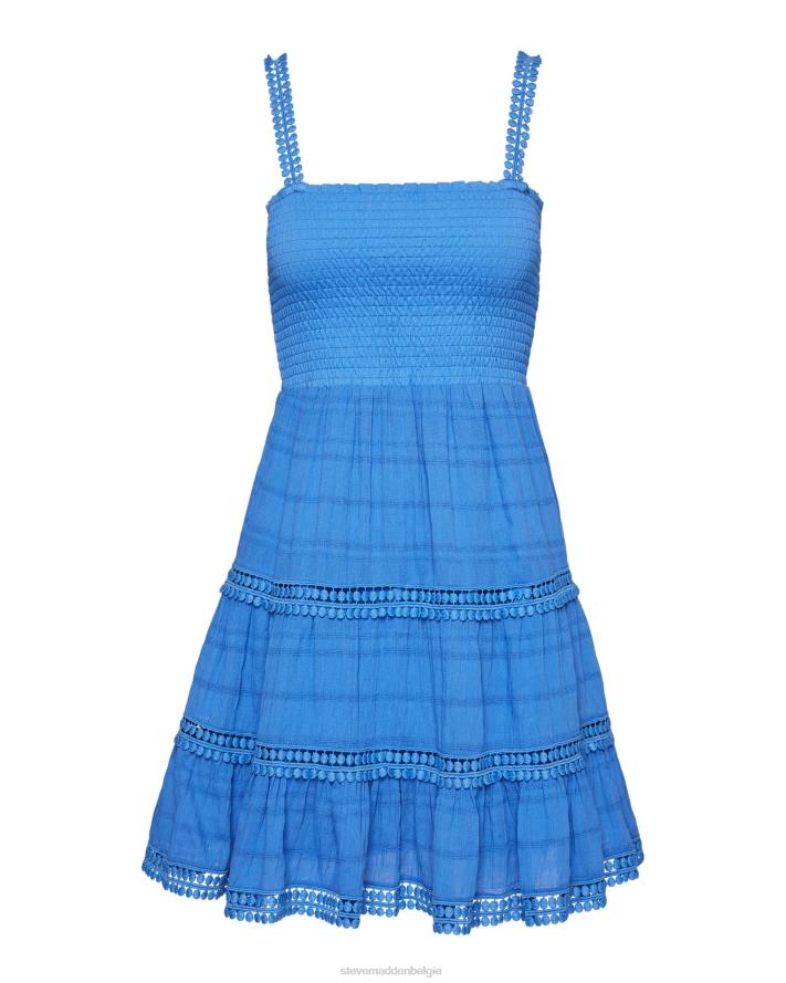 Steve Madden dragen vrouwen vrolijke lagen jurk blauw 2D2L702