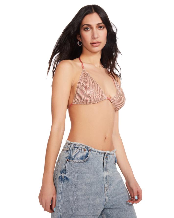 Steve Madden dragen vrouwen Bikinitopje met strasssteentjes roze 2D2L785