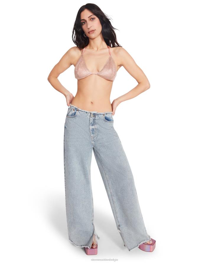 Steve Madden dragen vrouwen Bikinitopje met strasssteentjes roze 2D2L785