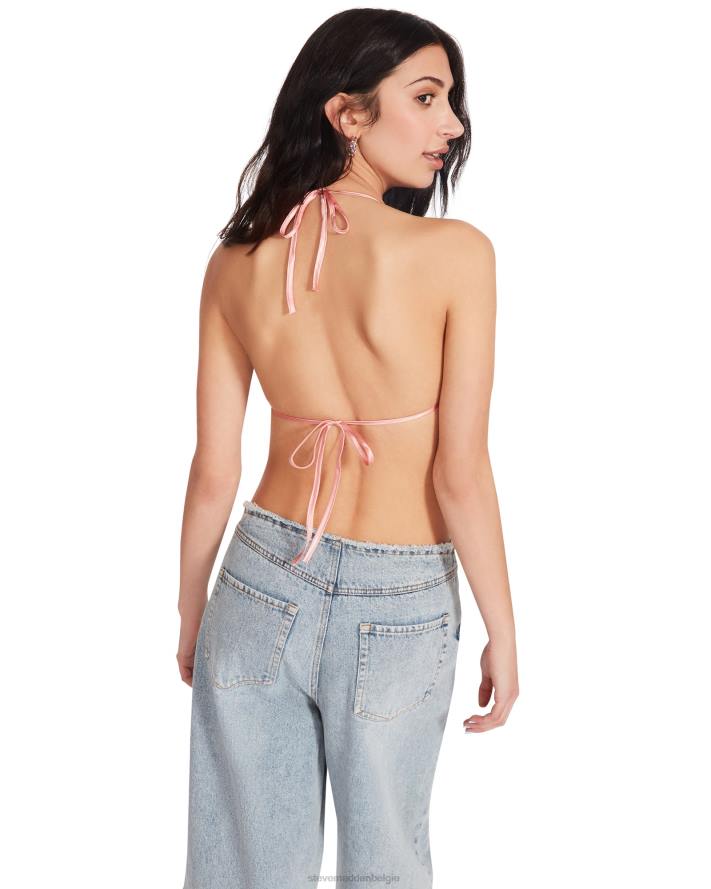 Steve Madden dragen vrouwen Bikinitopje met strasssteentjes roze 2D2L785