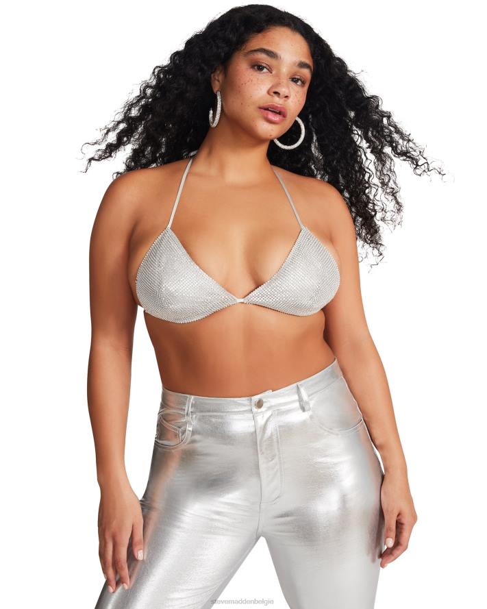 Steve Madden dragen vrouwen Bikinitopje met strasssteentjes steentjes 2D2L758