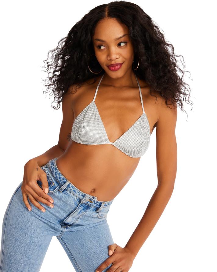 Steve Madden dragen vrouwen Bikinitopje met strasssteentjes steentjes 2D2L758