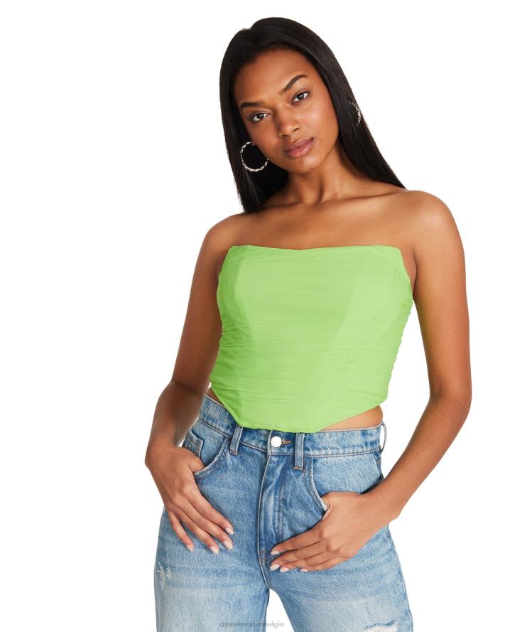 Steve Madden dragen vrouwen dahlia topje Neon groen 2D2L781