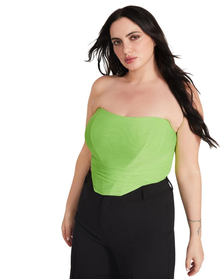 Steve Madden dragen vrouwen dahlia topje Neon groen 2D2L781
