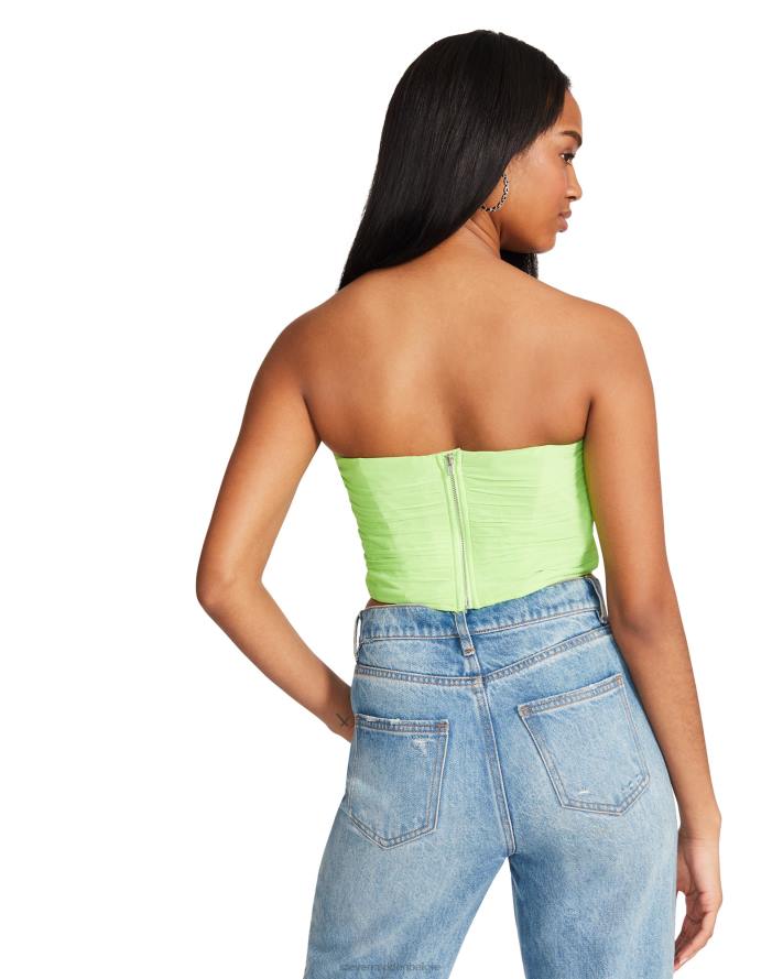 Steve Madden dragen vrouwen dahlia topje Neon groen 2D2L781