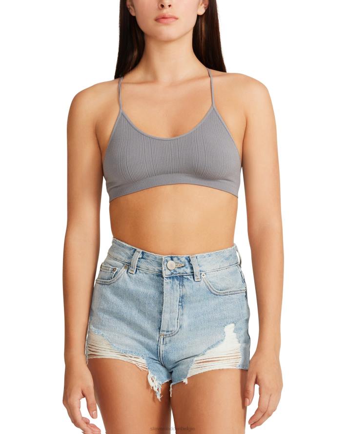 Steve Madden dragen vrouwen de ella mesh-bralette grijs 2D2L799