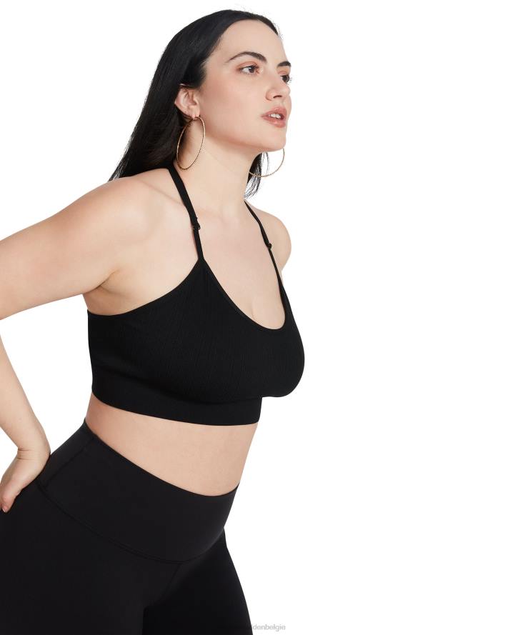 Steve Madden dragen vrouwen de ella mesh-bralette zwart 2D2L754