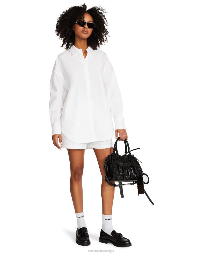 Steve Madden dragen vrouwen klaproos bovenkant wit 2D2L762
