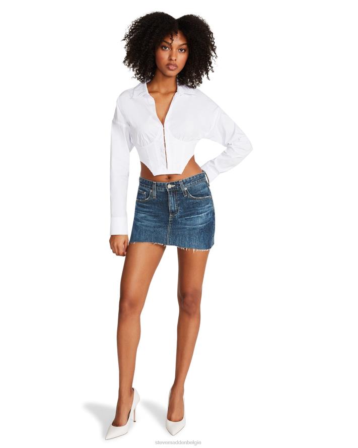 Steve Madden dragen vrouwen stasi bovenkant wit 2D2L739