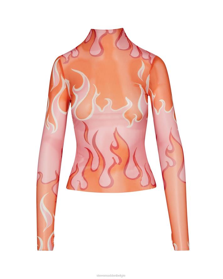 Steve Madden dragen vrouwen zelda top roze multi 2D2L776
