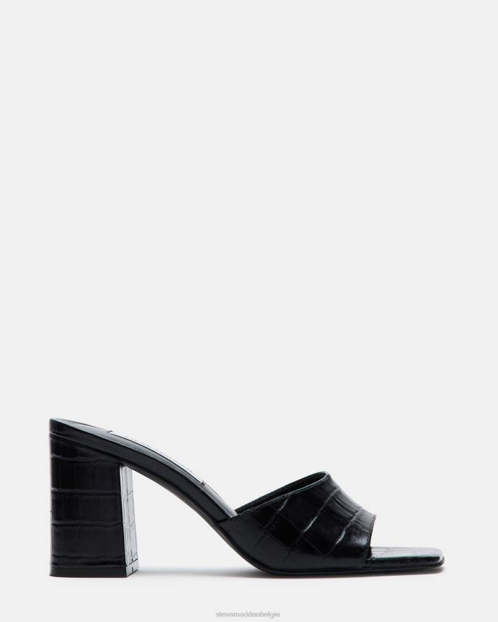 Steve Madden schoenen vrouwen alaya zwarte krokodil 2D2L527