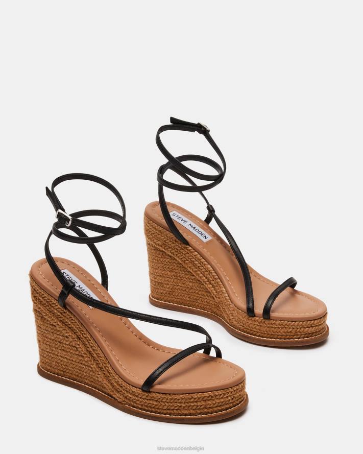Steve Madden schoenen vrouwen zomer zwart leer 2D2L90