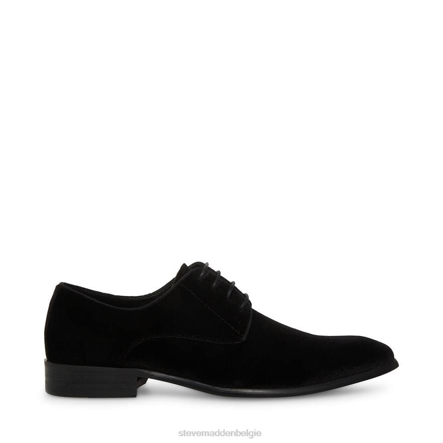 Steve Madden schoenen Heren beaux-v zwart fluweel 2D2L1051
