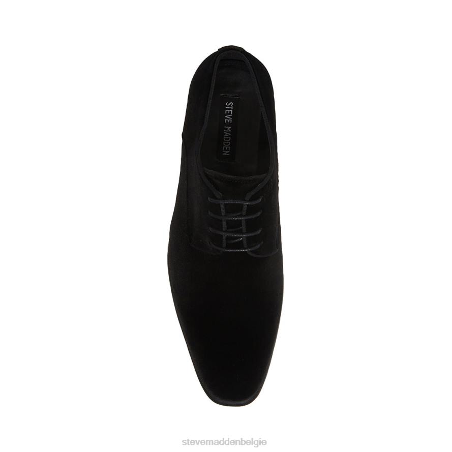Steve Madden schoenen Heren beaux-v zwart fluweel 2D2L1051