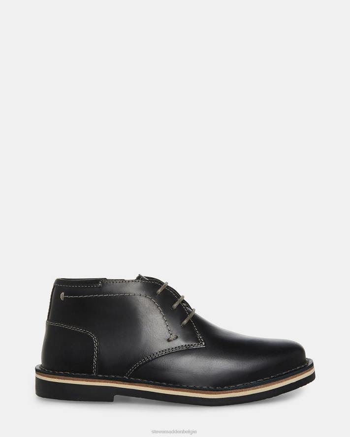 Steve Madden schoenen kinderen bharkeen zwart leer 2D2L1153