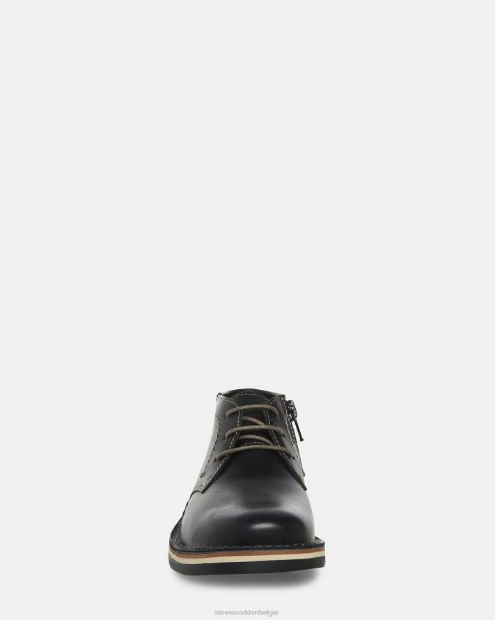 Steve Madden schoenen kinderen bharkeen zwart leer 2D2L1153